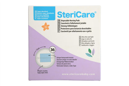 SteriCare Disposable Nursing Breast Pads, Pack of 36