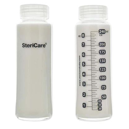 SteriCare Glass Breast Milk Storage Bottles