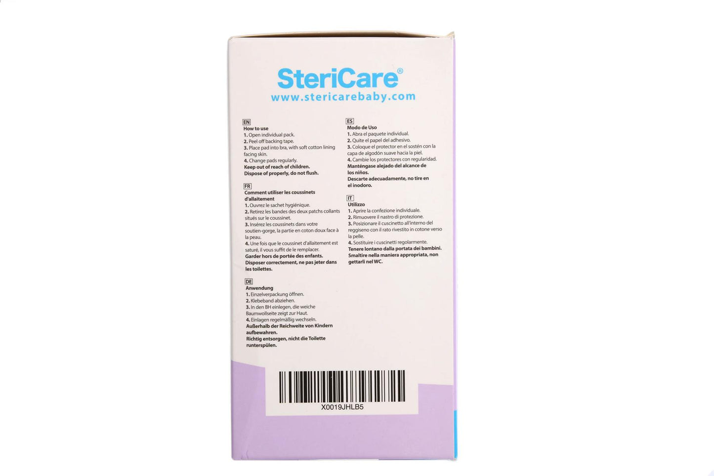 SteriCare Disposable Nursing Breast Pads, Pack of 36