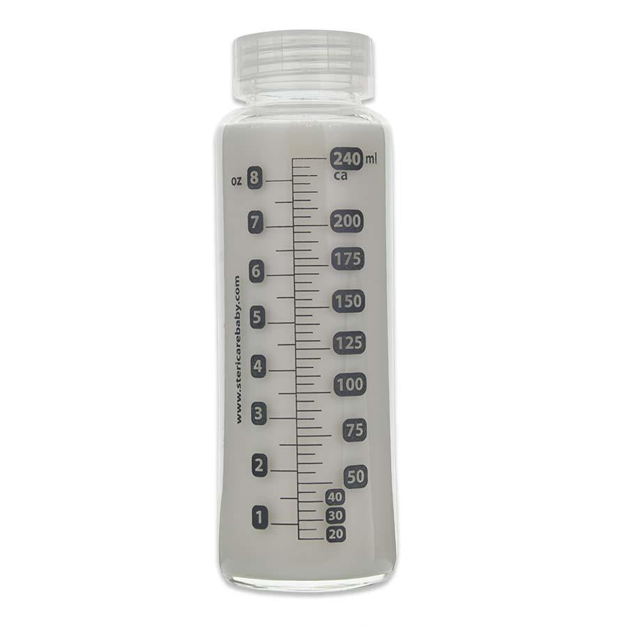 SteriCare Glass Breast Milk Storage Bottles