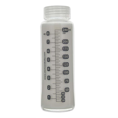 SteriCare Glass Breast Milk Storage Bottles