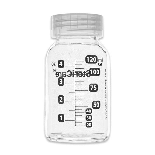 Replacement Lids for SteriCare Reusable Glass Baby Bottles, Pack of 10