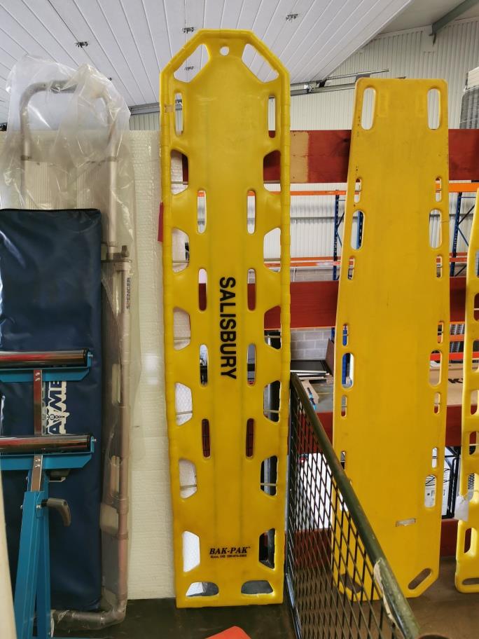 Yellow Spine Board without Straps - Used, Good Condition